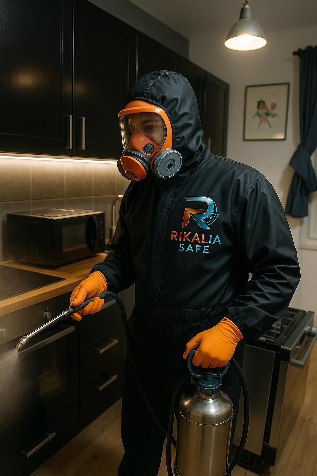 Traitement cafards et blattes en cuisine par Rikalia Safe